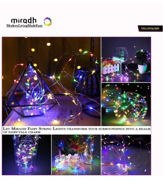 MIRADH - Multicolor 3Mtr String Light ( Pack of 4 ) - Multicolor