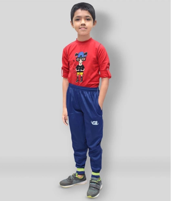 Goodluck - Navy Polyester Boys Trackpant ( Pack of 1 ) - None