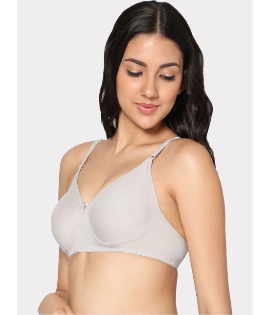 IN CARE LINGERIE - White Cotton Non Padded Women's T-Shirt Bra ( Pack of 1 ) - None