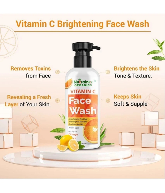 Nutrainix Organics Vitamin C Brighten Face Wash 100 mL