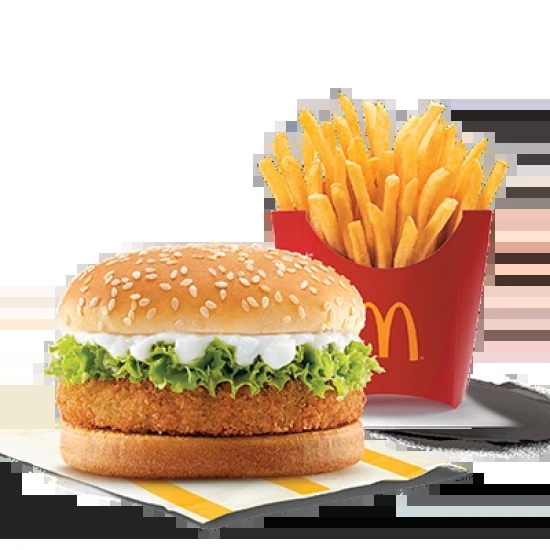 McVeggie Burger + Fries (M)