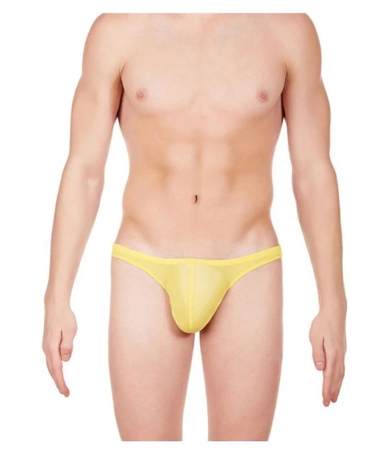 La Intimo Nylon Mens Trunks ( Yellow ) - S