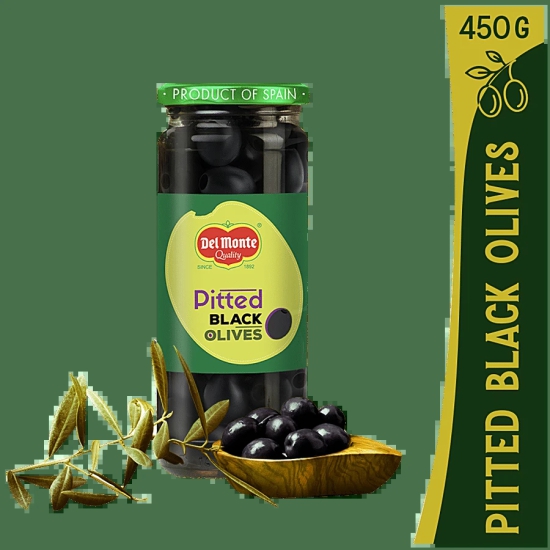 Del Monte Black Pitted Olive, 450 g