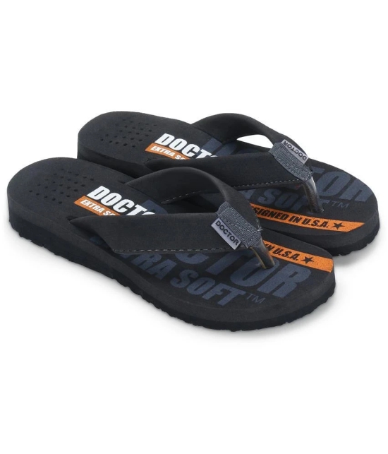 DOCTOR EXTRA SOFT - Gray Mens Thong Flip Flop - None