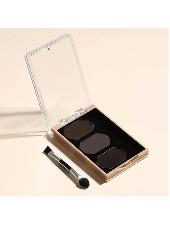 Adbeni Instant Eyebrow Powder Cake Palette With Brush Brow Eyes Brown 9 g