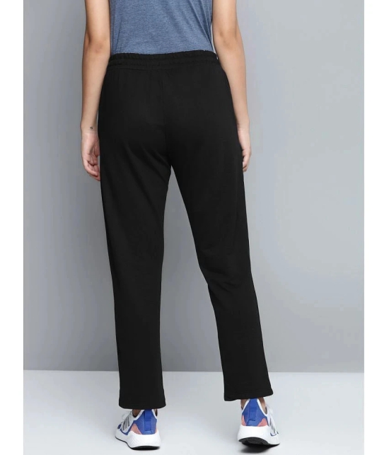 Alcis Black Cotton Blend Trackpants - Single - None