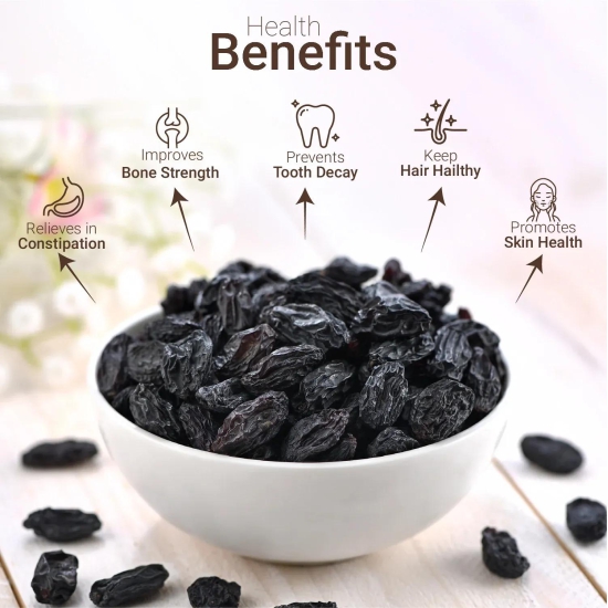 Nutraj Bactopure Black Raisins 250gm