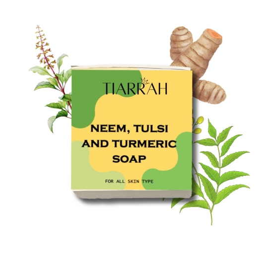 Neem, Tulsi and Turmeric Soap-Pack of 1