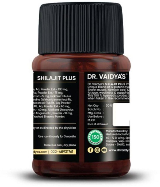 DR.Vaidya's Shilajit Plus - 30 Caps