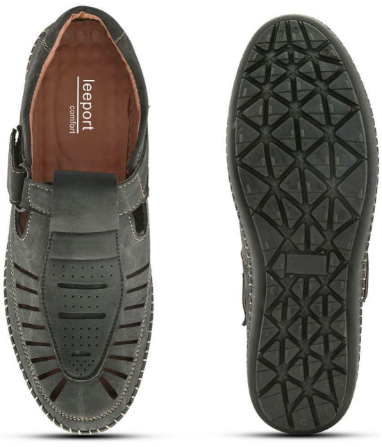 Leeport - Black Men's Sandals - None