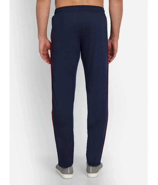 Zeffit - Navy Cotton Blend Mens Trackpants ( Pack of 1 ) - None