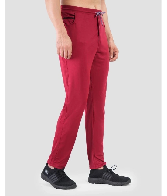 Forbro Maroon Lycra Mens Trackpants ( Pack of 1 ) - None