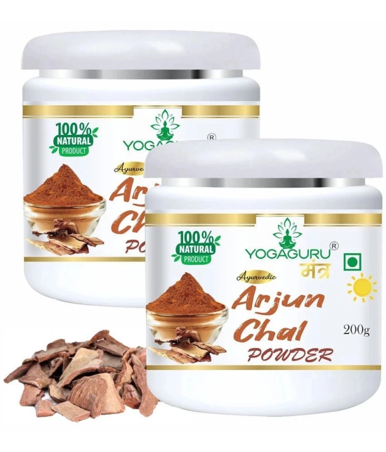 Yogaguru Mantr Arjun Ki Chaal Powder, Arjuna Bark, Arjun Chal Tree Chhal 400Gm