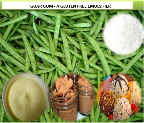 foodfrillz Guar Gum Powder, 50 g gluten free stabilizing agent for baking