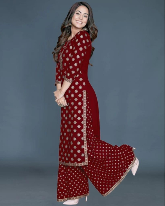 Solace Fab Elegant Rayon Kurta Palazzo Set