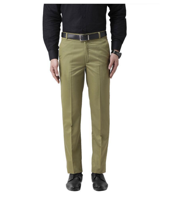 Hangup Green Regular -Fit Trousers - None