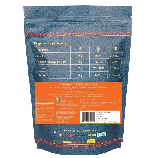 TGL Co. Bombay Cutting Chai - 100gm Pouch-TGL Co. Bombay Cutting Chai - 100gm Pouch