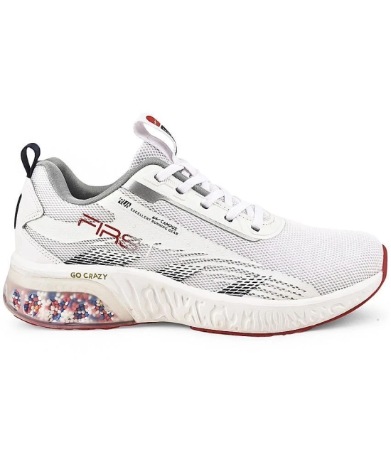 Campus - FIRST White Mens Sports Running Shoes - None