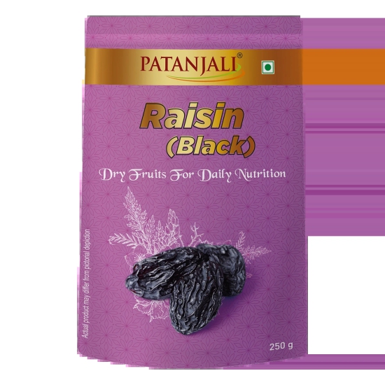 RAISINS BLACK (KISHMISH KALI) 250 GM