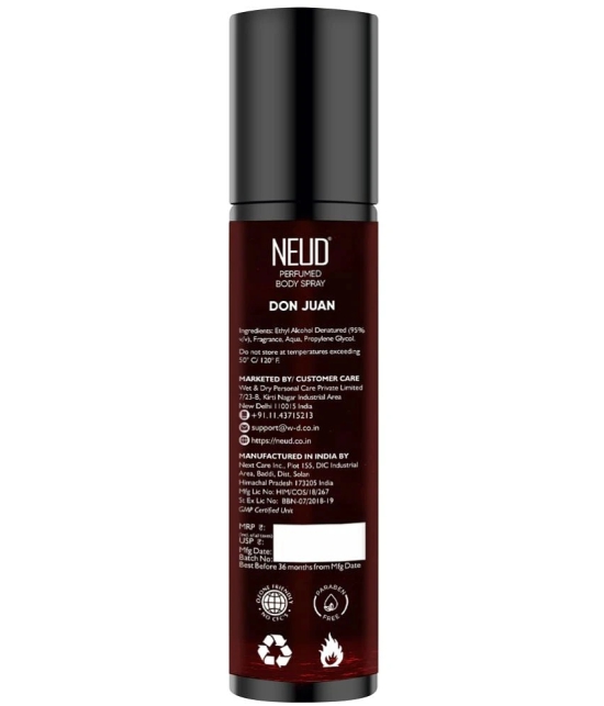 NEUD NEUD Don Juan Body Spray for Men, 120ml Perfume Body Spray for Men 120 ml ( Pack of 1 )