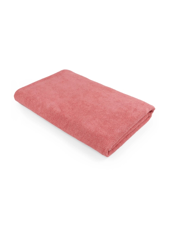 Mush Duo - One Side Soft Bamboo Other Side Rough Cotton - Special Dual Textured Towel for Gentle Cleanse  Exfoliation 1 Coral Orange-Mush Duo - One Side Soft Bamboo Other Side Rough Cotton - Spec