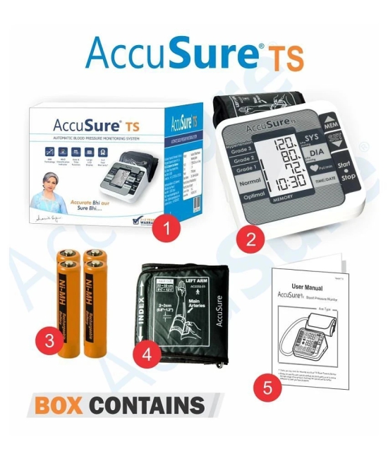 AccuSure TS Automatic Upper Arm Blood Pressure BP Monitor