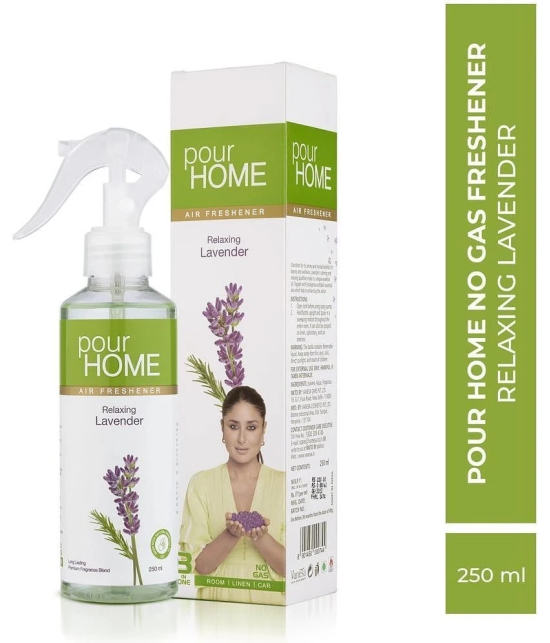 POUR HOME Relaxing Lavender No Gas Room Freshener Spray, 250 ml ( Pack of 1 )