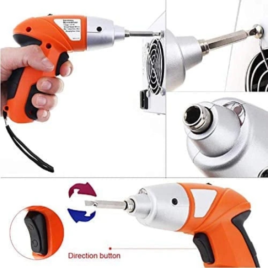 Electric Screwdriver Lithium Battery Rechargeable Drill Cordless Power Tools