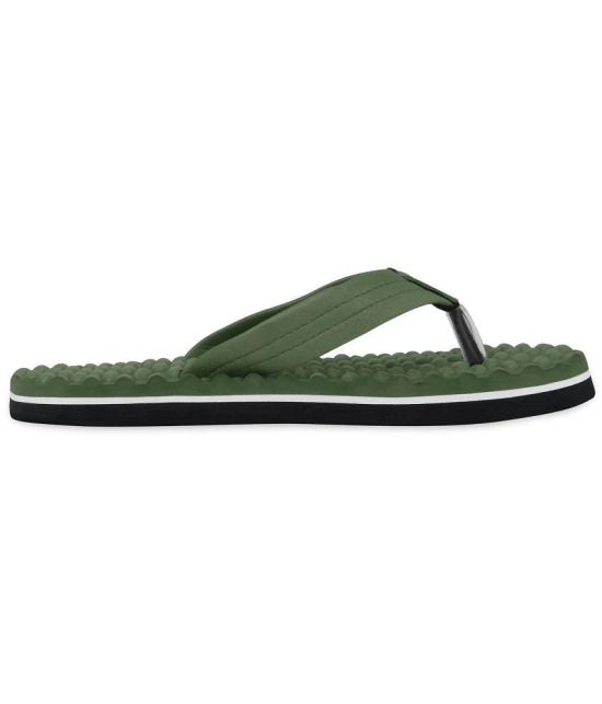 DOCTOR EXTRA SOFT - Olive Womens Massage Flip Flop - None