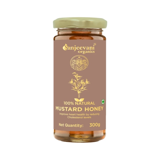 100% Natural Mustard Honey | 100% Natural, Perfect for Cooking & Baking