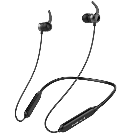 Ambrane Bluetooth Earphones Black