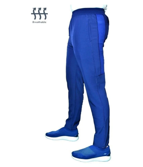 RANBOLT - Blue Polyester Mens Sports Trackpants ( Pack of 1 ) - 2XL