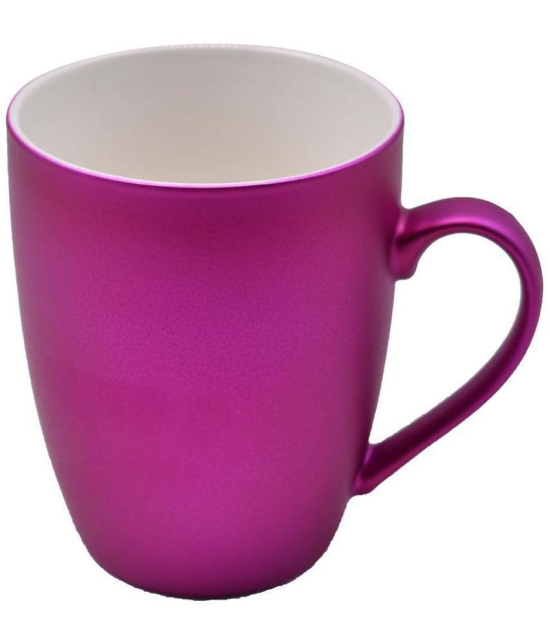 Kookee - Pink Ceramic Coffee Mug ( Pack of 1 ) - Pink