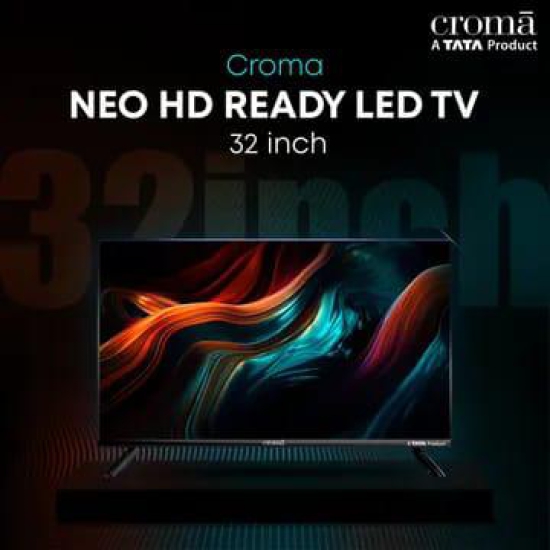 Croma (32 inch) HD Ready LED Smart TV with Bezel Less Display (2023 model)