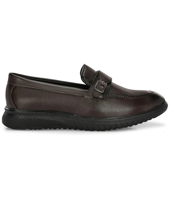 Bucik Brown Mens Mocassin Formal Shoes - None