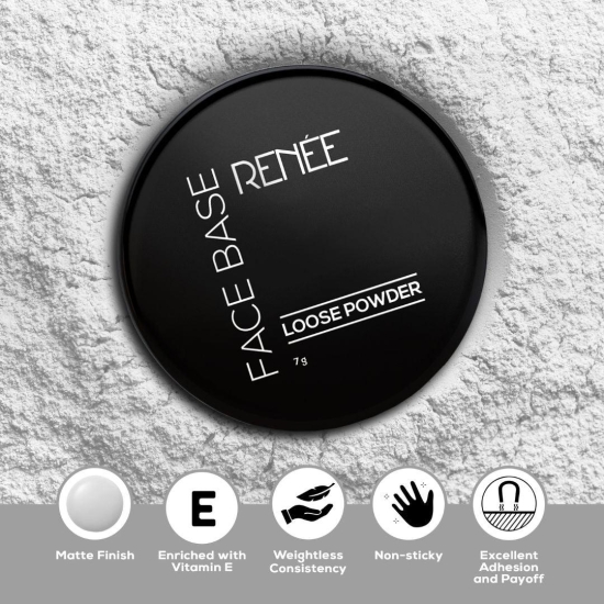 RENEE Face Base Loose Powder - Translucent, 7gm