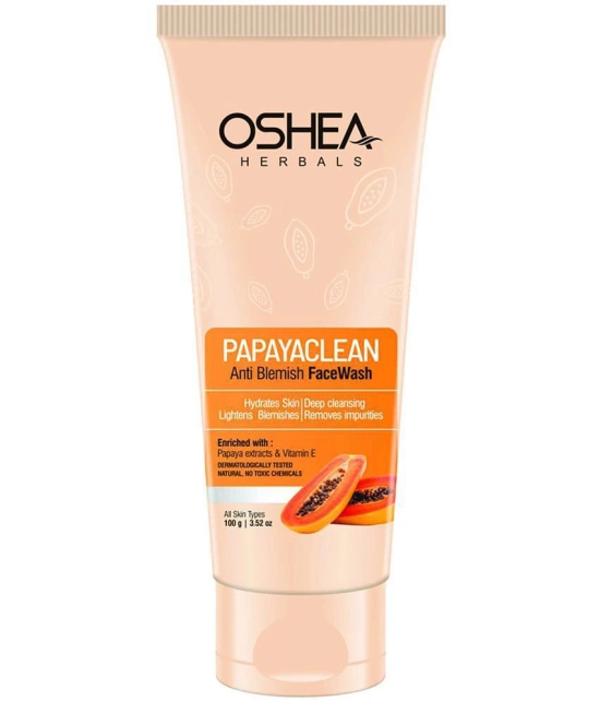 Oshea Herbals Papayaclean Anti Blemish Face Wash 100grams