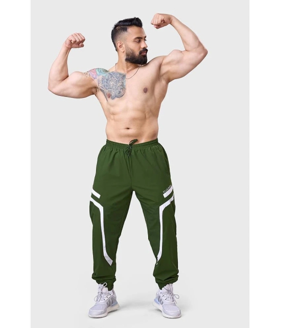 Fuaark Olive Polyester Mens Sports Joggers ( Pack of 1 ) - None