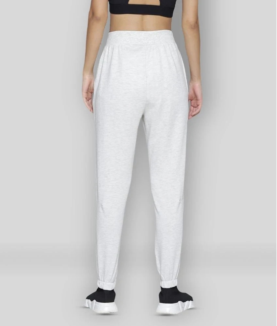 Alcis White Cotton Trackpants - Single - L