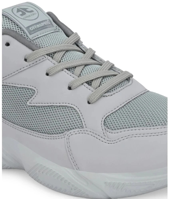 OFF LIMITS ROGER Light Grey Mens Sports Running Shoes - None