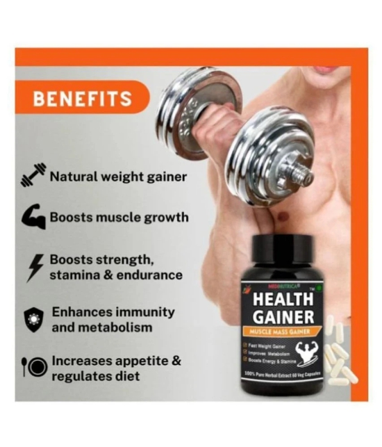 Medinutrica Health gainer Weight gain Veg Capsule Capsule 60 no.s Pack Of 1