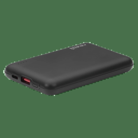 Croma 10000 mAh 22.5W Fast Charging Power Bank (1 Type A & 1 Type C Ports, Black)