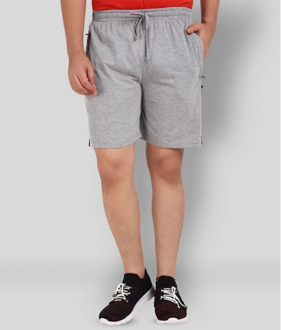 Neo Garments - Grey Cotton Mens Shorts ( Pack of 1 ) - None