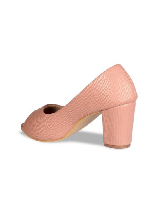 MULE PEACH HEELS