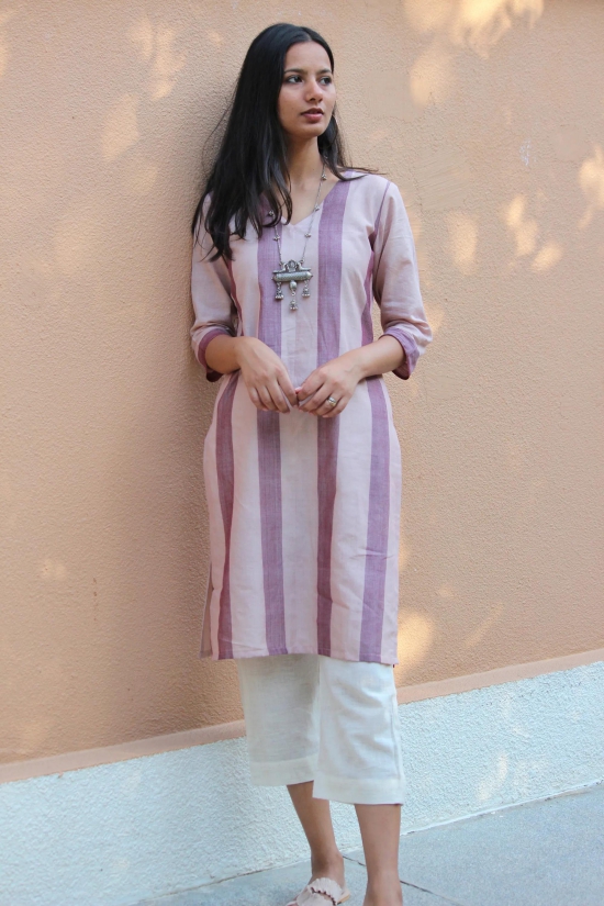 Mauve Kurta-XS