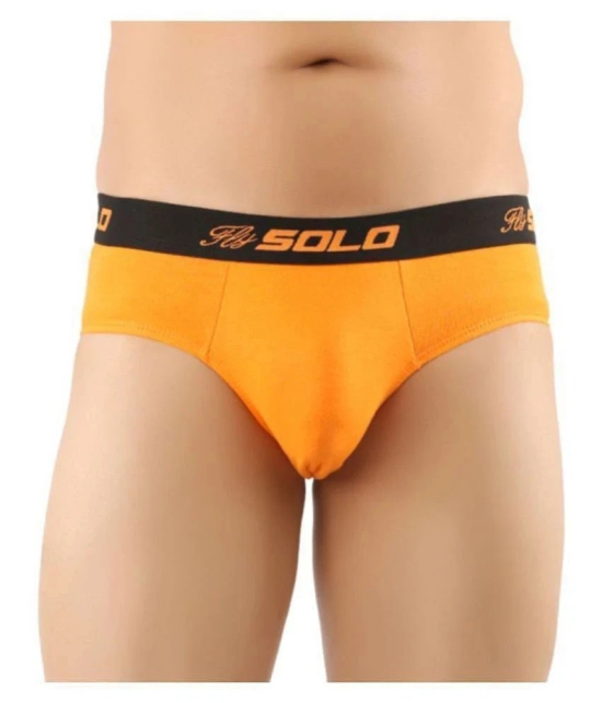 Solo - Multicolor Cotton Mens Briefs ( Pack of 2 ) - 85