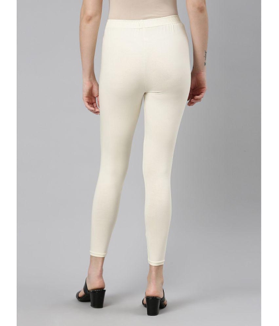 Jcss - Off White Lycra Women's Leggings ( Pack of 1 ) - None