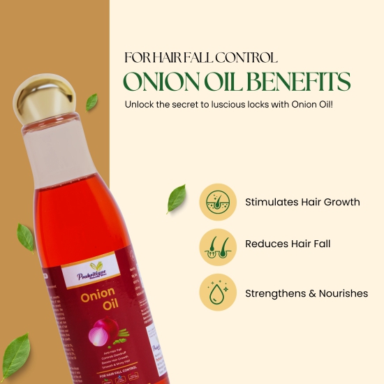 Prakritique Onion Oil Hair Oil (200 ml)