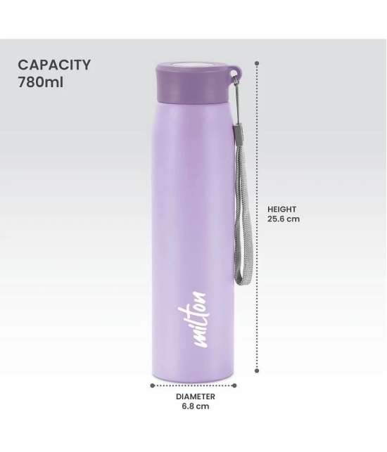 Milton Handy 850 Stainless Steel Water Bottle (780 ml) Purple - Purple