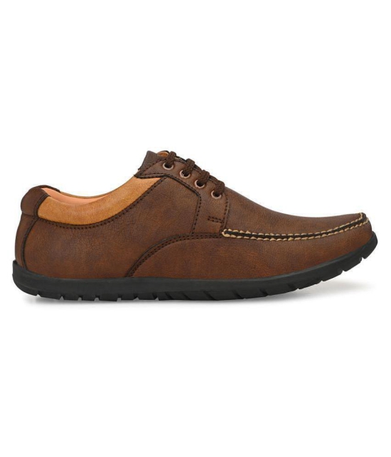 Fentacia Sneakers Brown Casual Shoes - 10